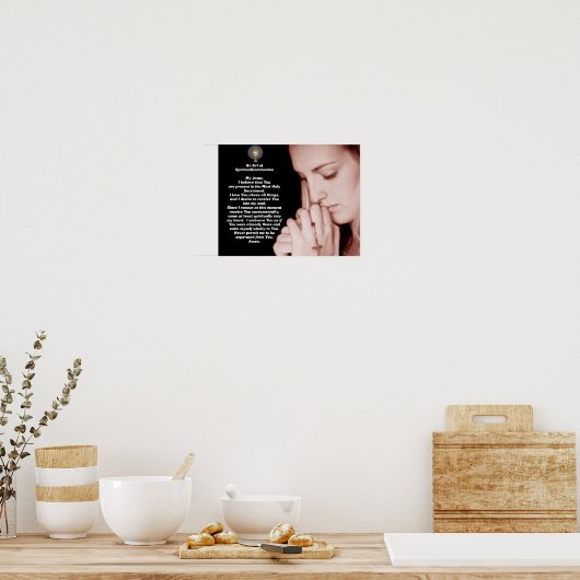 Akte van Spirituele Gemeenschappen Poster (Keuken)