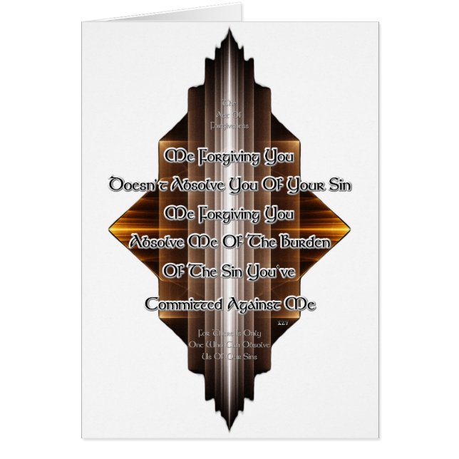 Akte van vergeving (Voorkant)