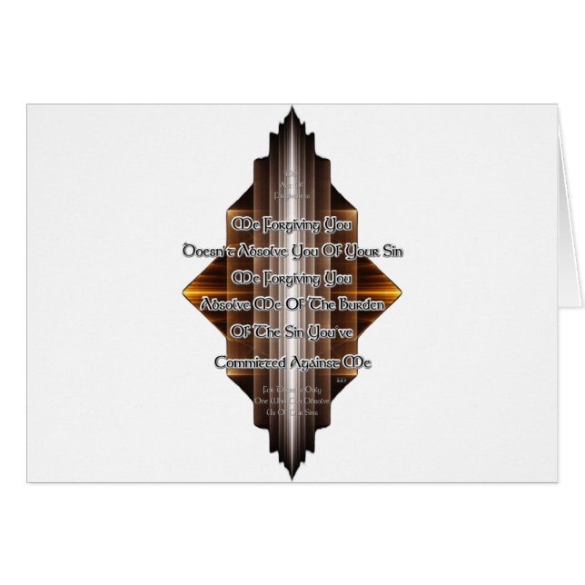 Akte van vergeving (Voorkant Horizontaal)