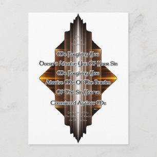 Akte van vergeving briefkaart