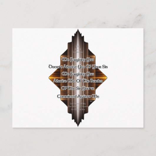 Akte van vergeving briefkaart (Voorkant)