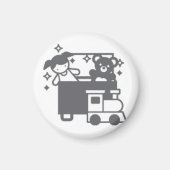 Aktivitäten Button Hausarbeit Spielzeug aufräumen Magneet (Voorkant)