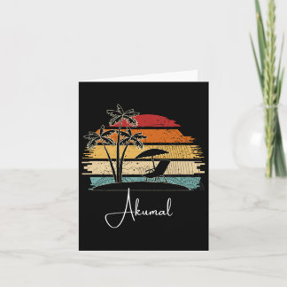  Akumal Beach Lover Palmbomen Lente en S Kaart