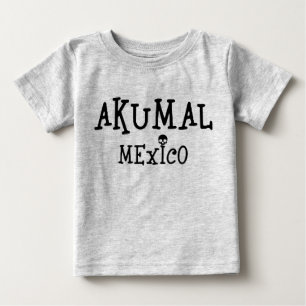 Akumal Mexico Design - Baby Fine Jersey T-Shirt