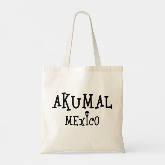 Akumal Mexico Design - Budget Tas (Achterkant)