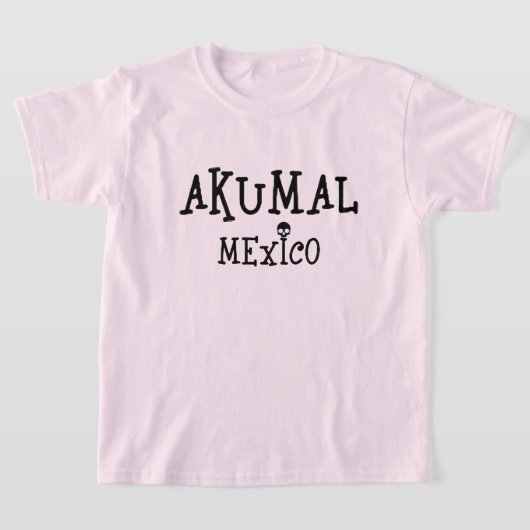 Akumal Mexico Design - Girls' Basic T-Shirt (Laagn)