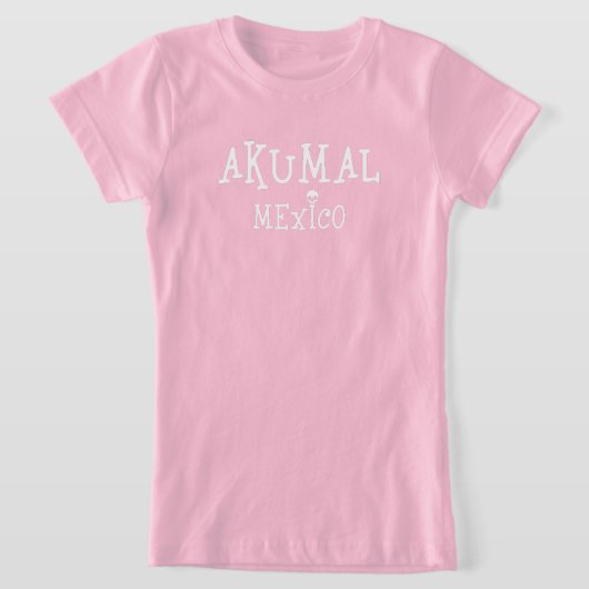 Akumal Mexico Design - Girls' Fine Jersey T-Shirt (Laagn)