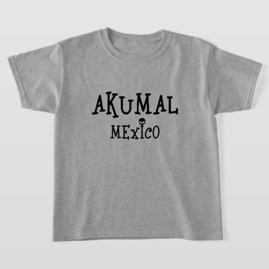 Akumal Mexico Design - Kinderen Basic T-Shirt (Laagn)