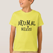 Akumal Mexico Design - Kinderen Basic T-Shirt (Voorkant)