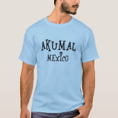 Akumal Mexico Design - Mannen Basic T-Shirt (Voorkant)