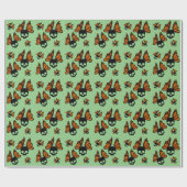 Akumal Mexico Design - Matte Wrapping Paper Cadeaupapier (Vlak)