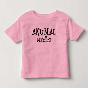 Akumal Mexico Design - Peuter fijne jersey T-shirt
