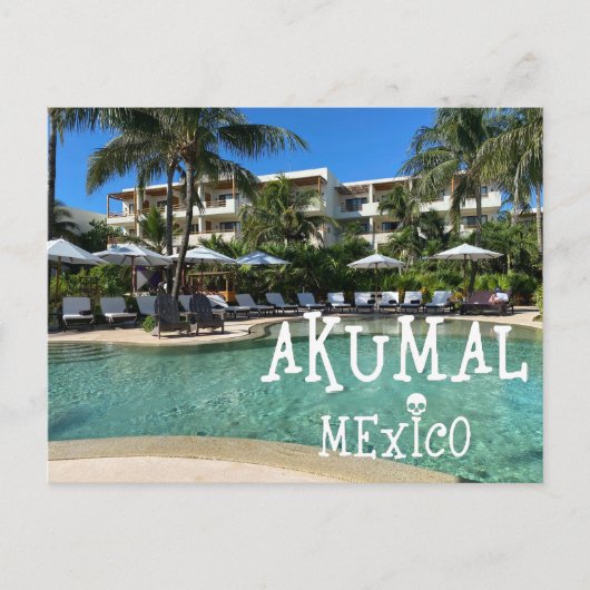 Akumal Mexico Design - Standaard Briefkaart (Voorkant)