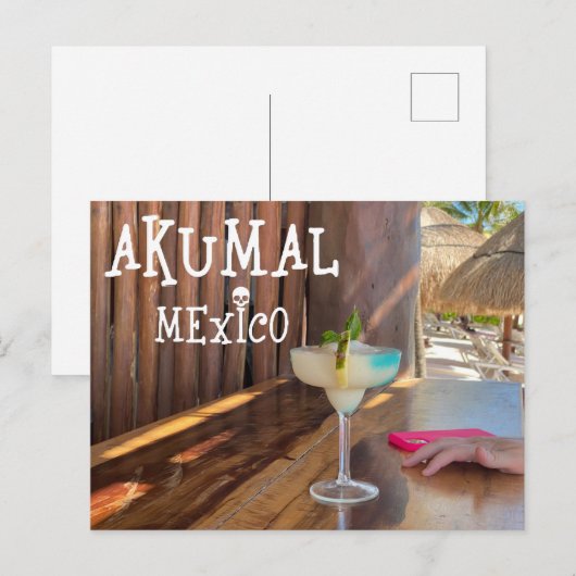 Akumal Mexico Design - Standaard Briefkaart (Voorkant / Achterkant)