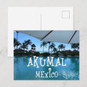Akumal Mexico Design - Standaard Briefkaart (Voorkant / Achterkant)