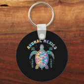 Akumal, Mexico, Zee Turtle Sleutelhanger (Voorkant)