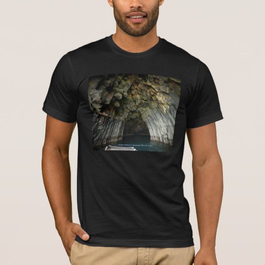 Akun Island Columnar Basalt Cave Mannen T-shirt (Voorkant)