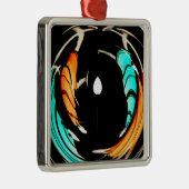 Akuna Matata cadeau, de nieuwste prachtige kleuren Metalen Ornament (Rechts)