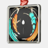 Akuna Matata cadeau, de nieuwste prachtige kleuren Metalen Ornament (Links)