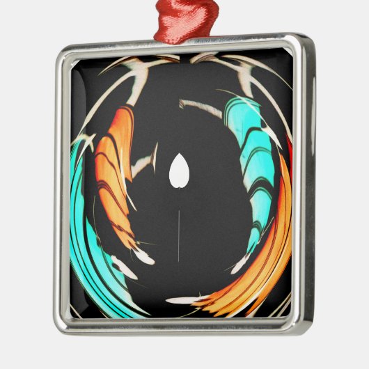 Akuna Matata cadeau, de nieuwste prachtige kleuren Metalen Ornament (Links)