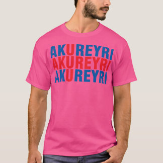 Akureyri Borg Iceland T-shirt