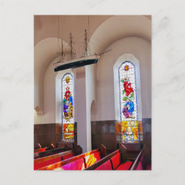 Akureyri Church Interior, IJsland Briefkaart