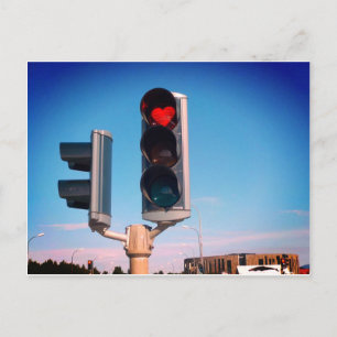 Akureyri Heart Stop Light Briefkaart