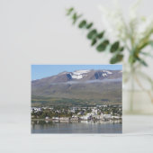 Akureyri, IJsland, Panorama Briefkaart (Staand voorkant)