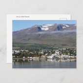 Akureyri, IJsland, Panorama Briefkaart (Voorkant / Achterkant)