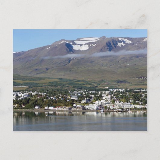 Akureyri, IJsland, Panorama Briefkaart (Voorkant)
