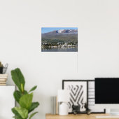 Akureyri, IJsland, Panorama Poster (Thuiskantoor)
