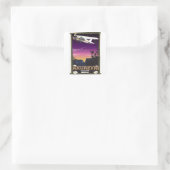 Akureyri IJsland reisposter Vierkante Sticker (Tas)