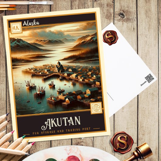 Akutan, Alaska |  BRIEFKAART