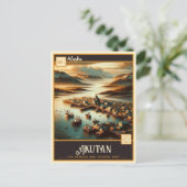 Akutan, Alaska |  BRIEFKAART (Staand voorkant)