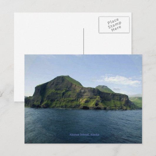 Akutan Island Briefkaart (Voorkant / Achterkant)
