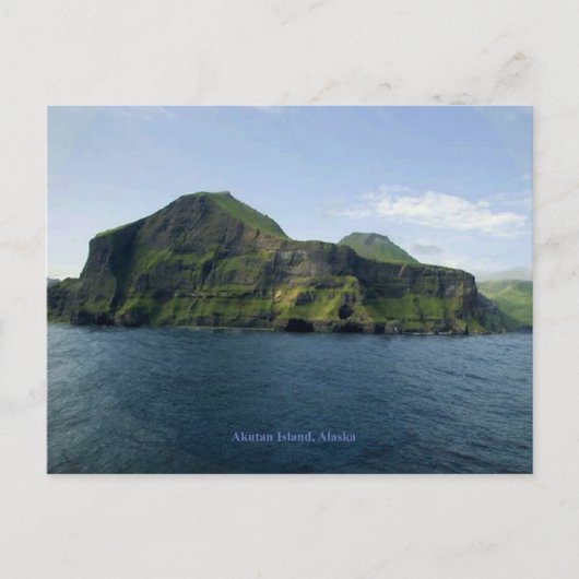 Akutan Island Briefkaart (Voorkant)