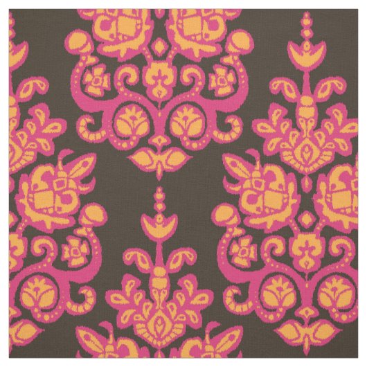 Akuti damask ikat stof (Swatch)