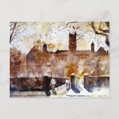 Akwarelka-waterverf Feestdagenkaart (Voorkant)