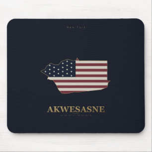 Akwesasne New York Amerikaanse Silhouet Muismat