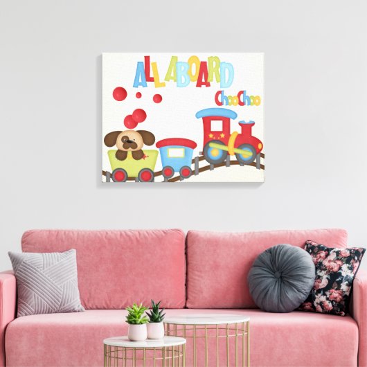 Al Aboard Wrapped Canvas Afdruk (Insitu (Woonkamer))