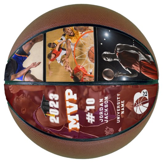 Al Afstuderen van de Collage van het Team van het  Basketbal (Voorkant)