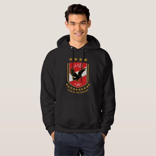 Al Ahly Club Supporter Fan  Egypt Egyptian Hoodie (Voorkant volledig)