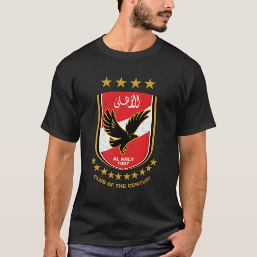 Al Ahly Club Supporter Fan Egypt Egyptian T-shirt (Voorkant)
