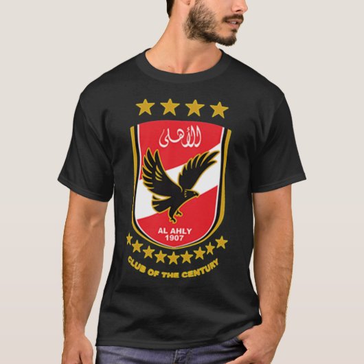 Al-AHLY Football Club New 9 sterren logo Classic T T-shirt (Voorkant)