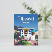 Al Alam-paleis Oman Briefkaart (Staand voorkant)