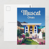 Al Alam-paleis Oman Briefkaart (Voorkant / Achterkant)