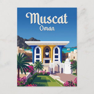 Al Alam-paleis Oman Briefkaart