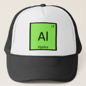 Al - Algebra Wiskunde Chemistry Periodic Table Sym Trucker Pet (Voorkant)