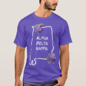 AL Alpha Delta Kappa Tshirt met maat (Voorkant)