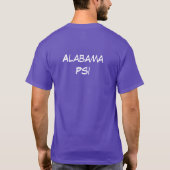 AL Alpha Delta Kappa Tshirt witte letters met rug (Achterkant)
